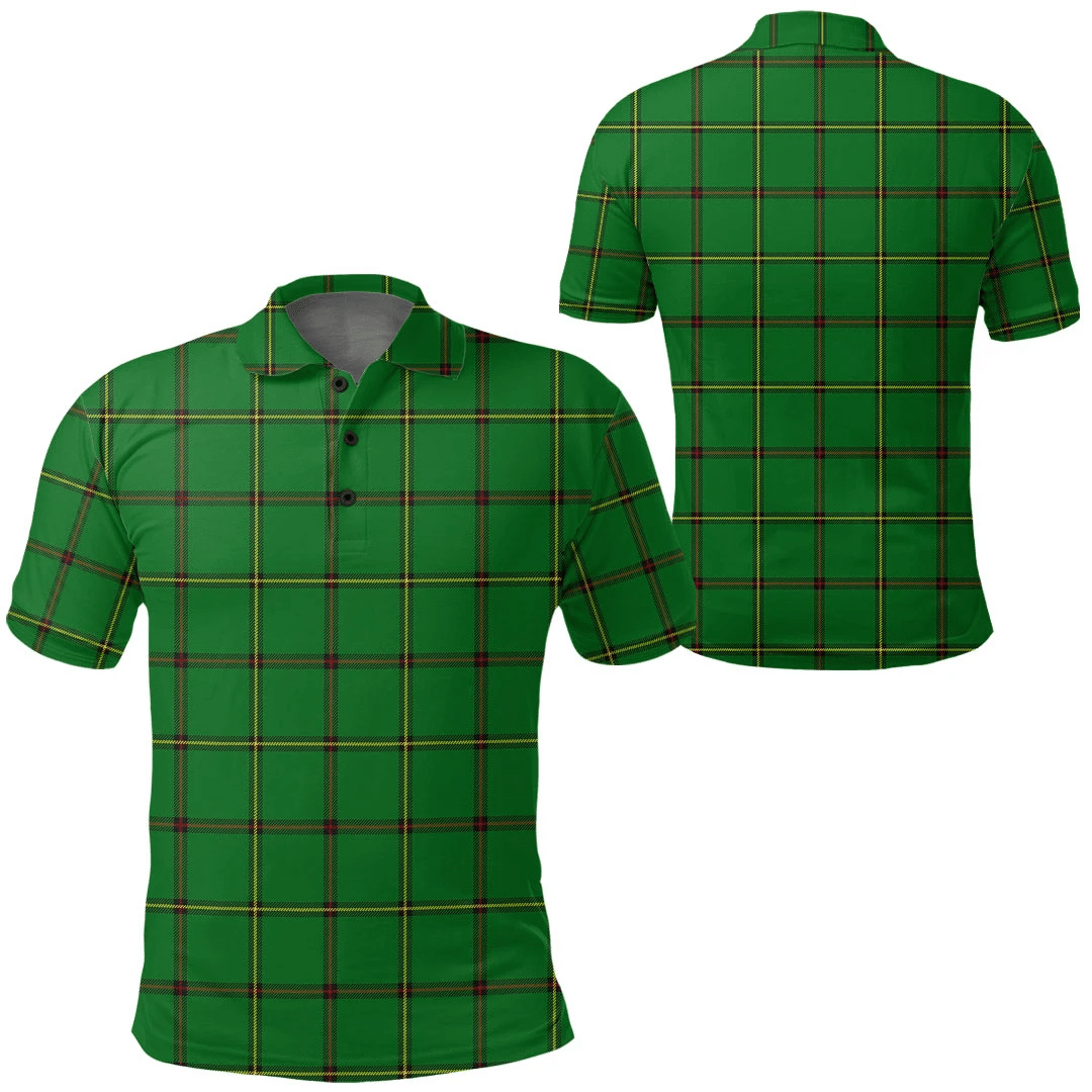 Don (Tribe-of-Mar) Tartan Plaid Polo Shirt