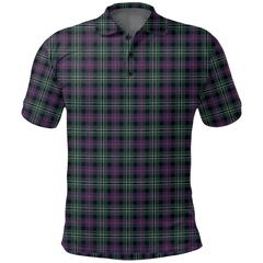 Rose Hunting Modern Tartan Plaid Polo Shirt