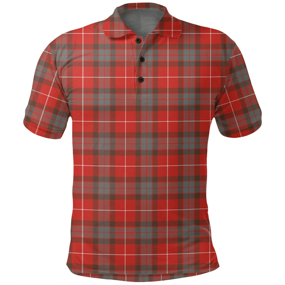 Fraser Weathered Tartan Plaid Polo Shirt