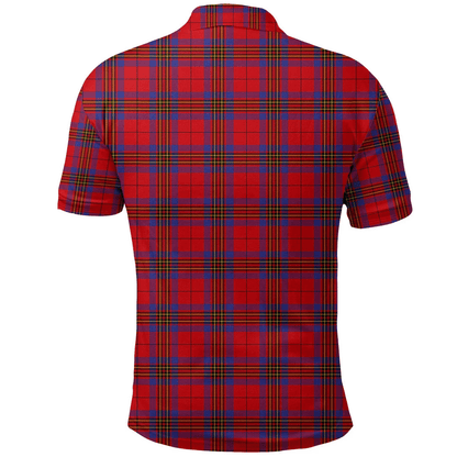 Leslie Modern Tartan Plaid Polo Shirt