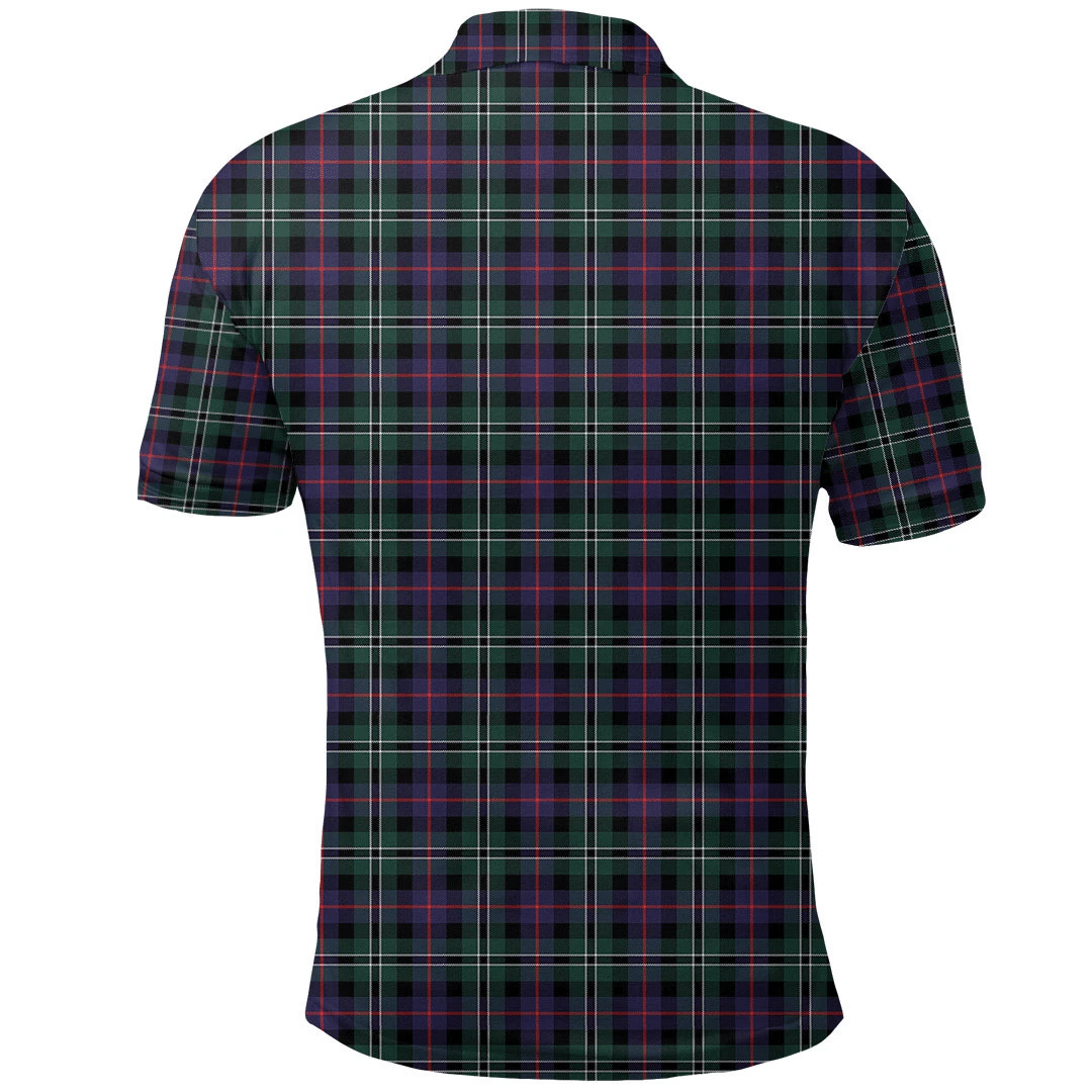 Rose Hunting Modern Tartan Plaid Polo Shirt