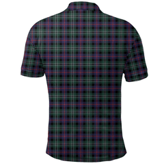 Rose Hunting Modern Tartan Plaid Polo Shirt