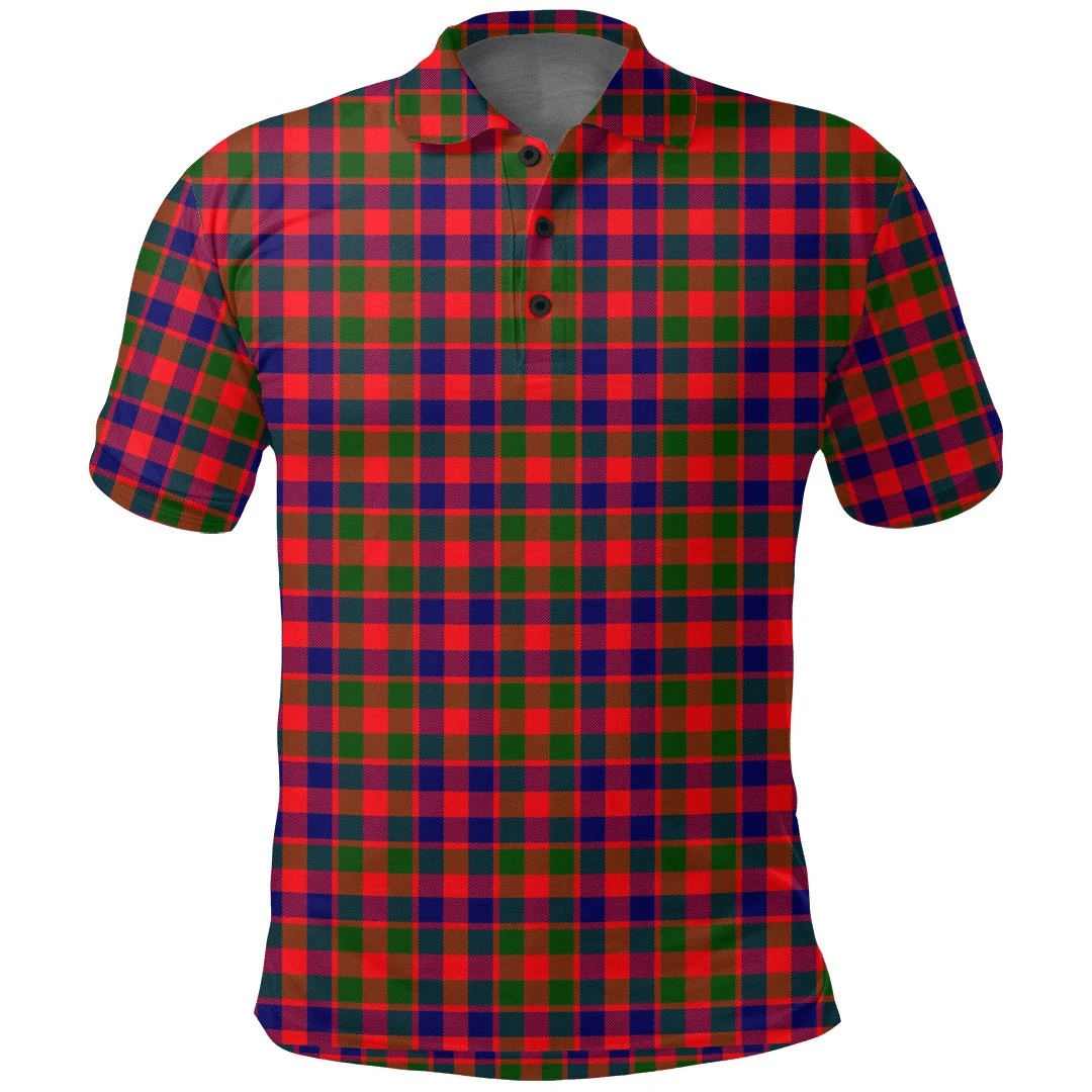 Gow Modern Tartan Plaid Polo Shirt
