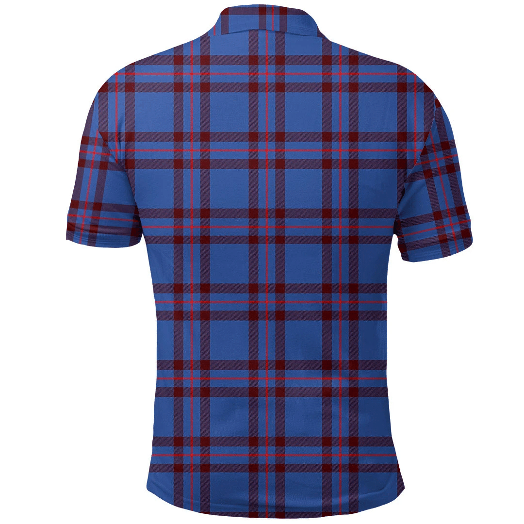 Elliot Modern Tartan Plaid Polo Shirt