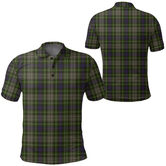 Davidson Tulloch Dress Tartan Plaid Polo Shirt