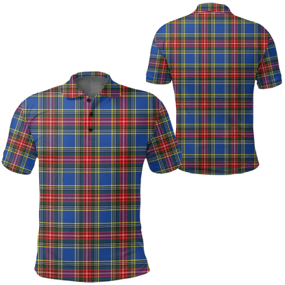 MacBeth Modern Tartan Plaid Polo Shirt