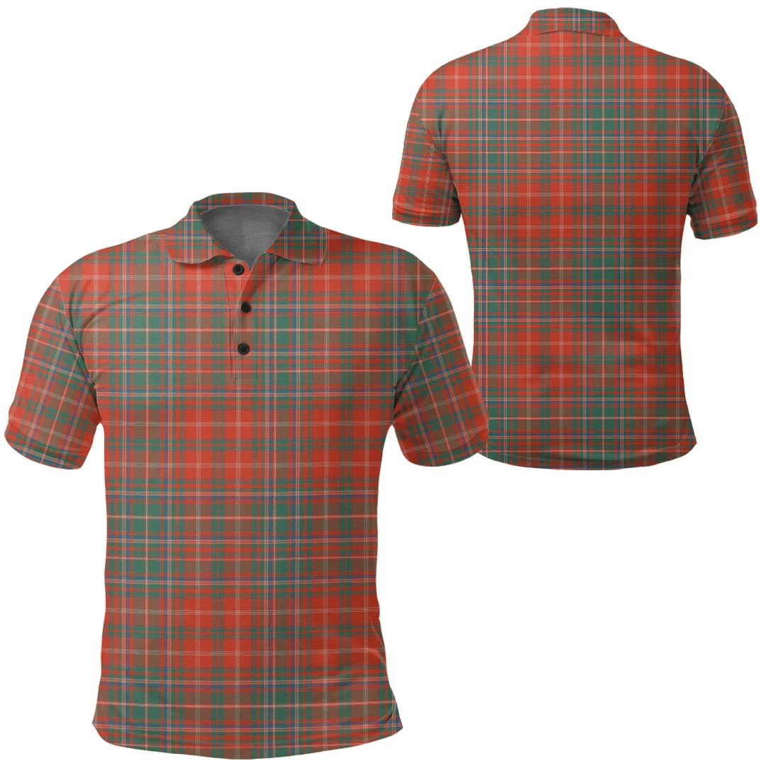 MacDougall Ancient Tartan Plaid Polo Shirt