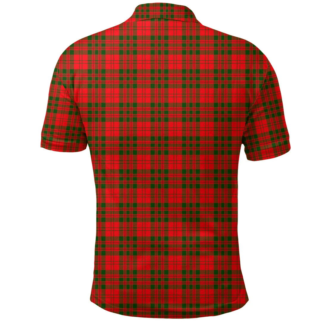 Livingstone Modern Tartan Plaid Polo Shirt