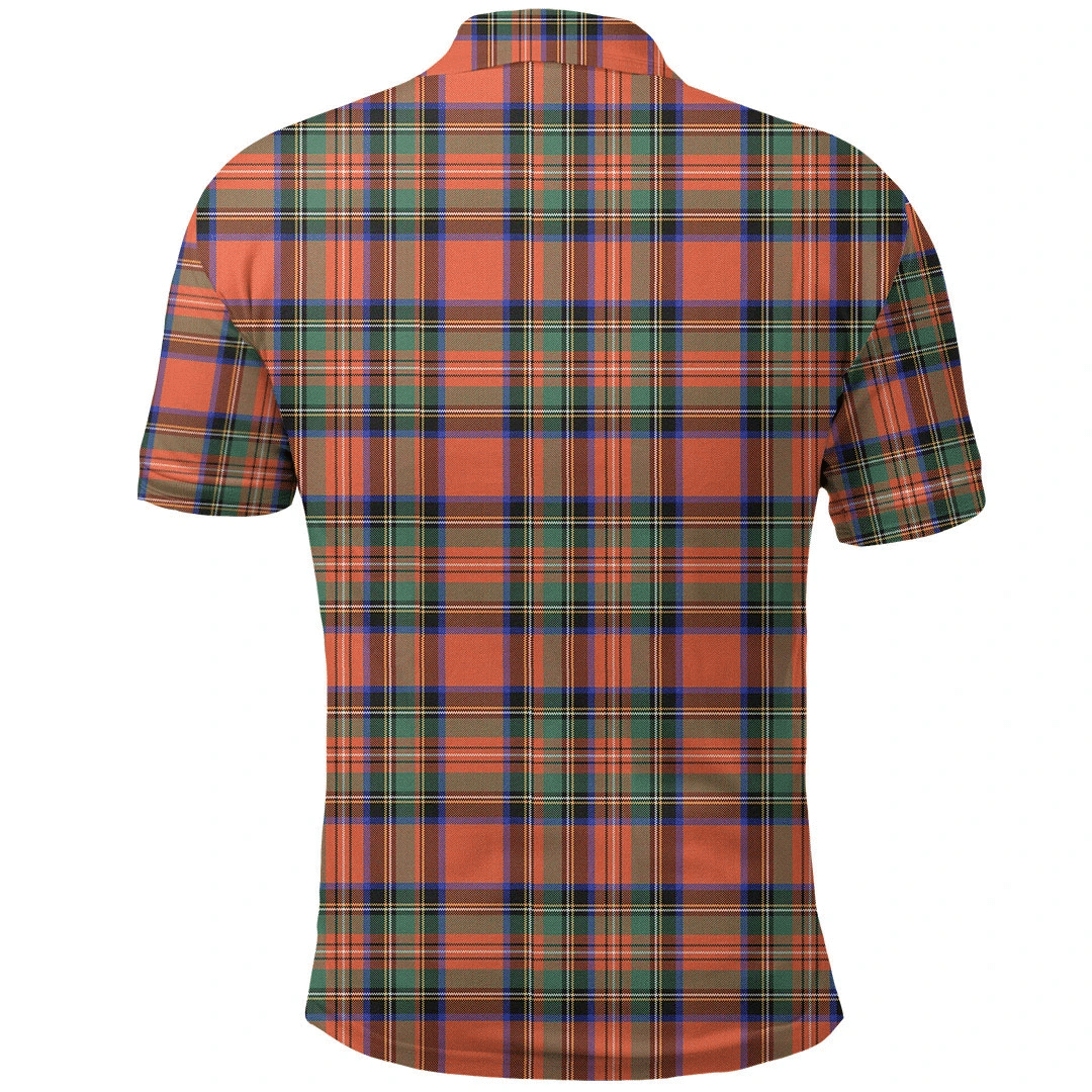 Stewart Royal Ancient Tartan Plaid Polo Shirt