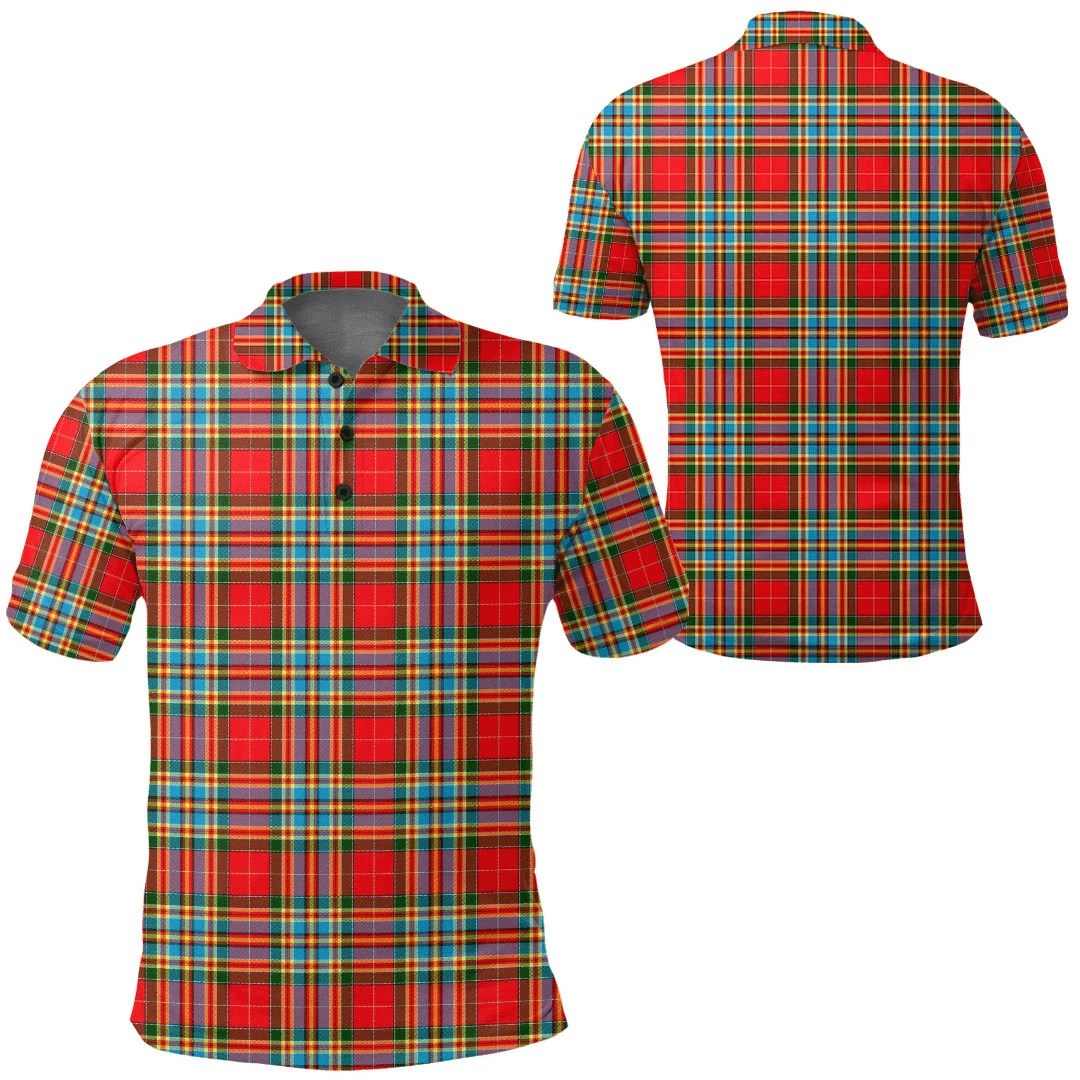 Chattan Tartan Plaid Polo Shirt