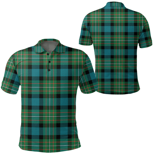 FERGUSON ANCIENT Tartan Plaid Polo Shirt