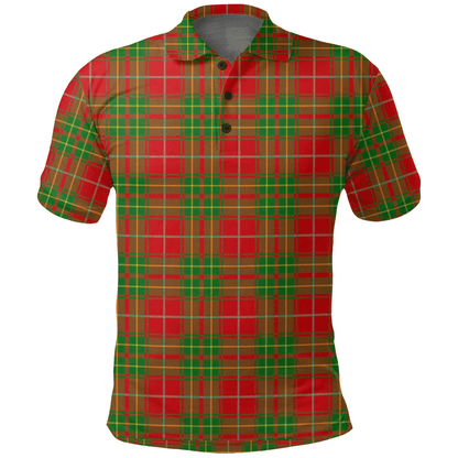 Burnett Ancient Tartan Plaid Polo Shirt