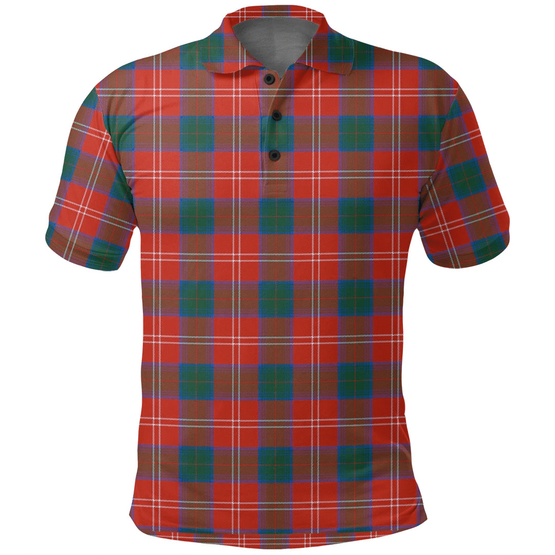 Chisholm Ancient Tartan Plaid Polo Shirt