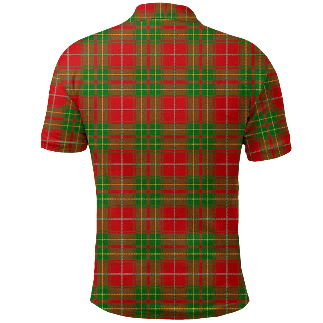 Burnett Ancient Tartan Plaid Polo Shirt