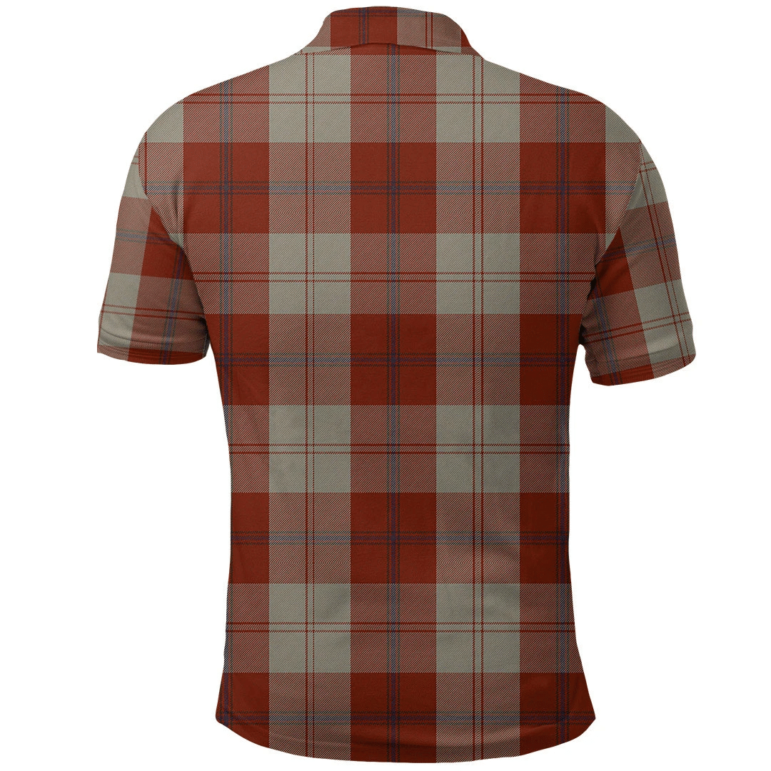 Davidson Dress Dancers Tartan Plaid Polo Shirt