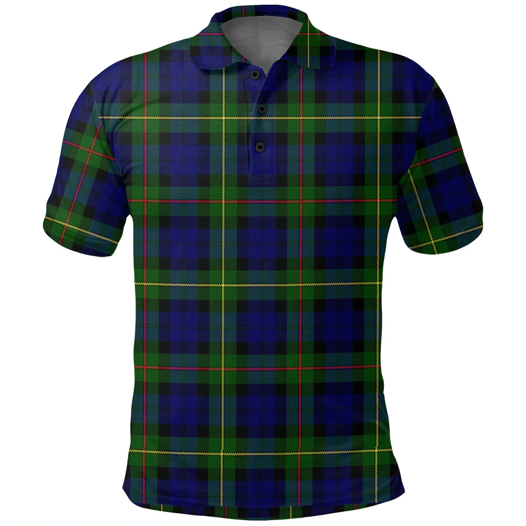 MacEwen Modern Tartan Plaid Polo Shirt