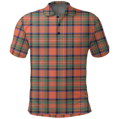 Stewart Royal Ancient Tartan Plaid Polo Shirt