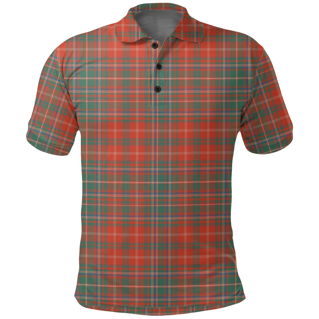 MacDougall Ancient Tartan Plaid Polo Shirt
