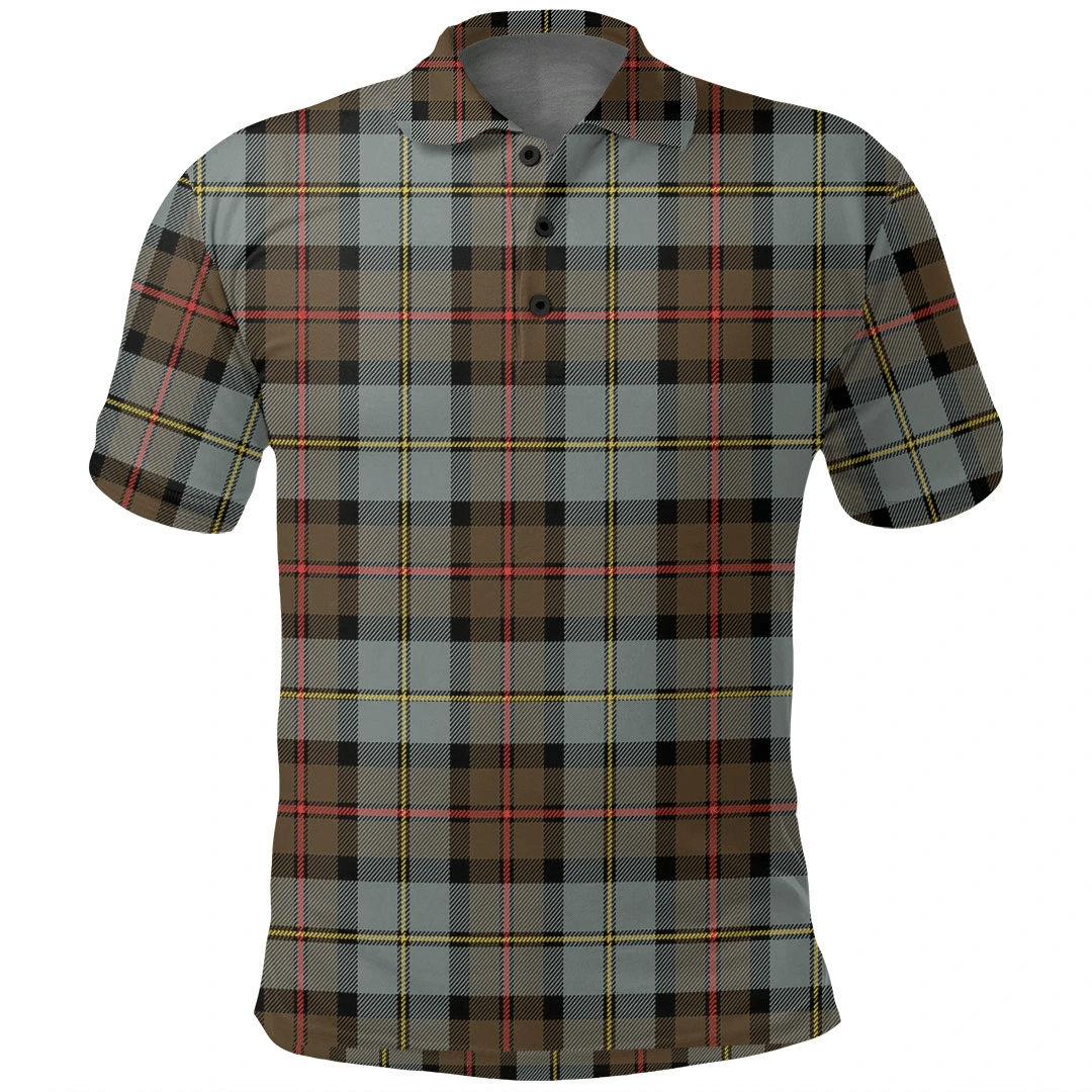 MacLeod of Harris Weathered Tartan Plaid Polo Shirt