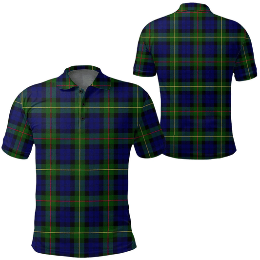 MacEwen Modern Tartan Plaid Polo Shirt