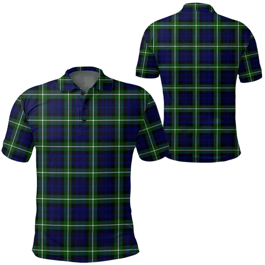 Lamont Modern Tartan Plaid Polo Shirt