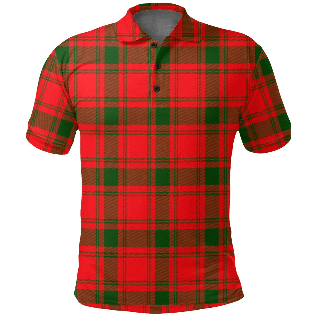 MacQuarrie Modern Tartan Plaid Polo Shirt