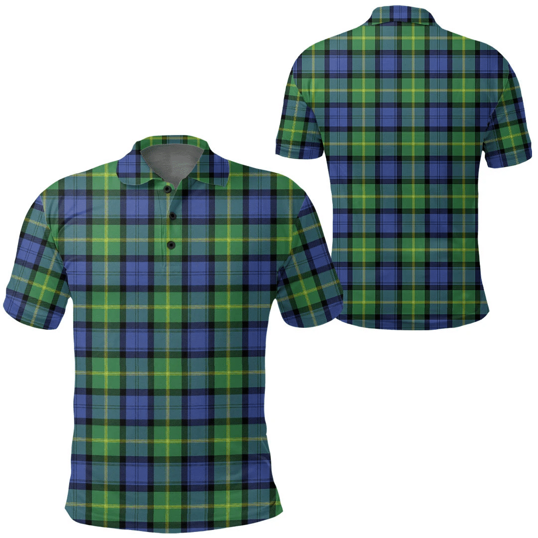 Gordon Old Ancient Tartan Plaid Polo Shirt