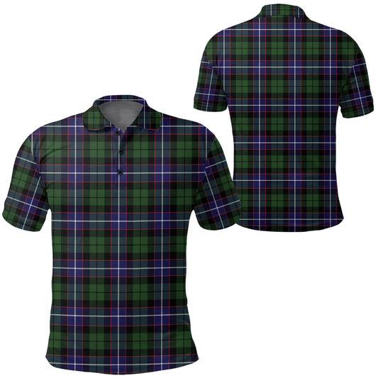 Galbraith Modern Tartan Plaid Polo Shirt