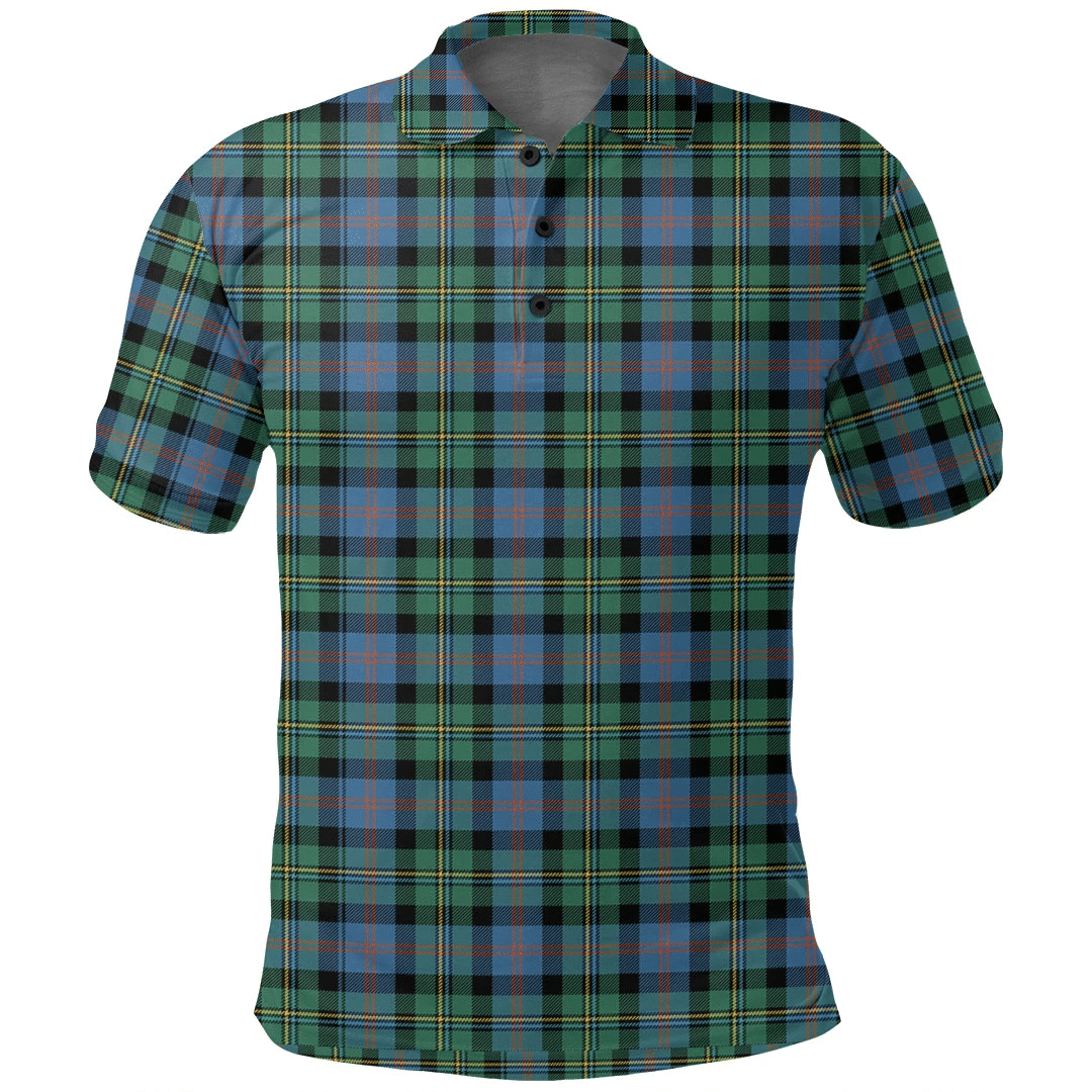 Malcolm Ancient Tartan Plaid Polo Shirt