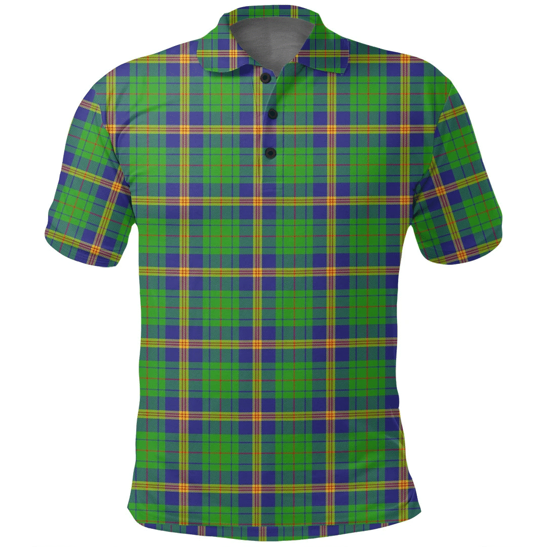 New Mexico Tartan Plaid Polo Shirt
