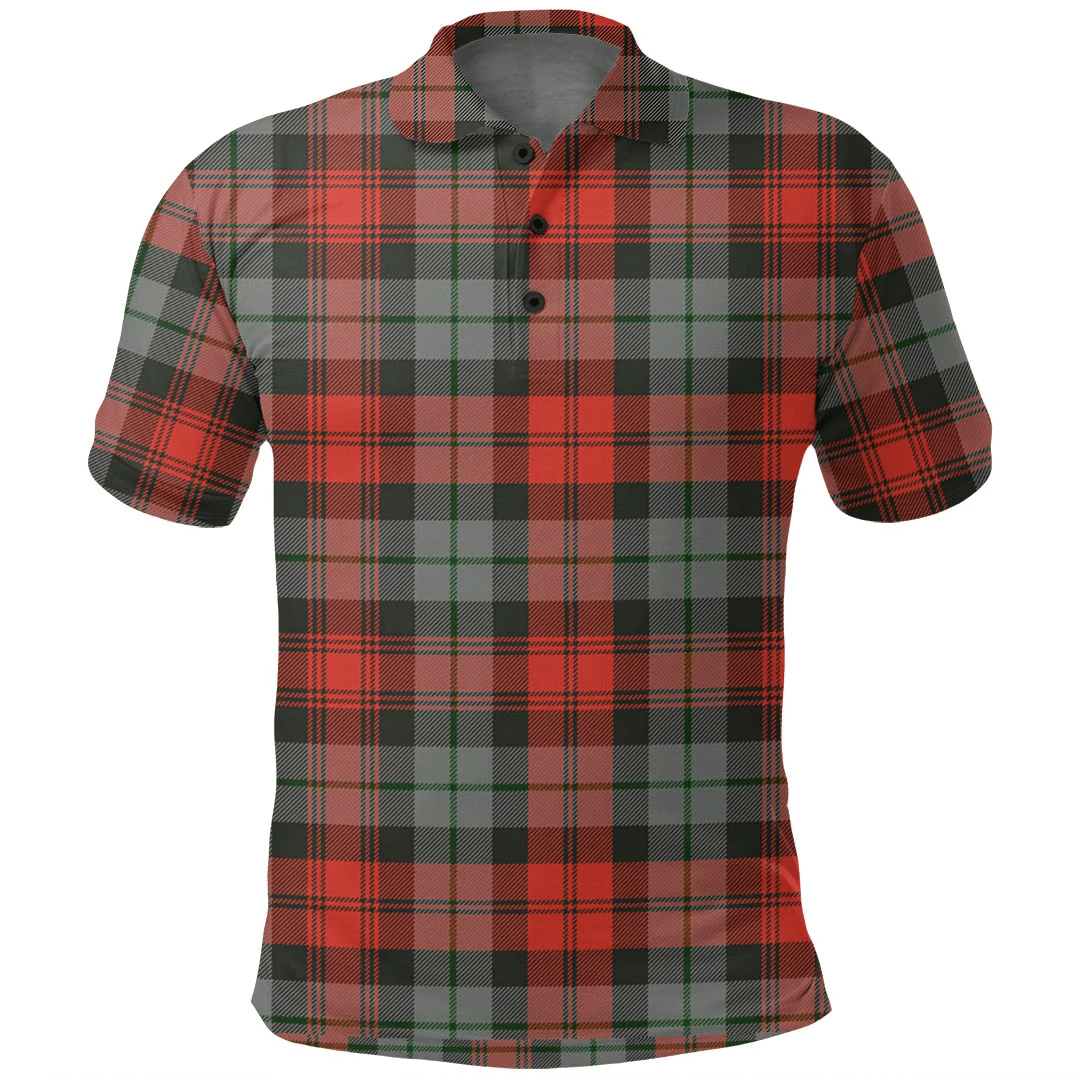 MacLachlan Weathered Tartan Plaid Polo Shirt