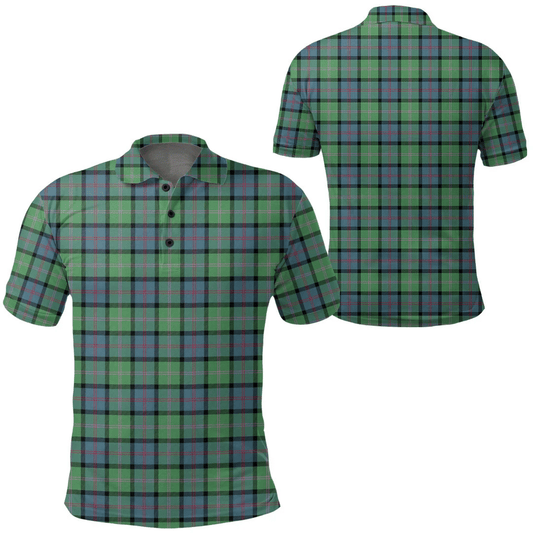 MacThomas Ancient Tartan Plaid Polo Shirt