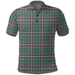 MacFarlane Hunting Ancient Tartan Plaid Polo Shirt