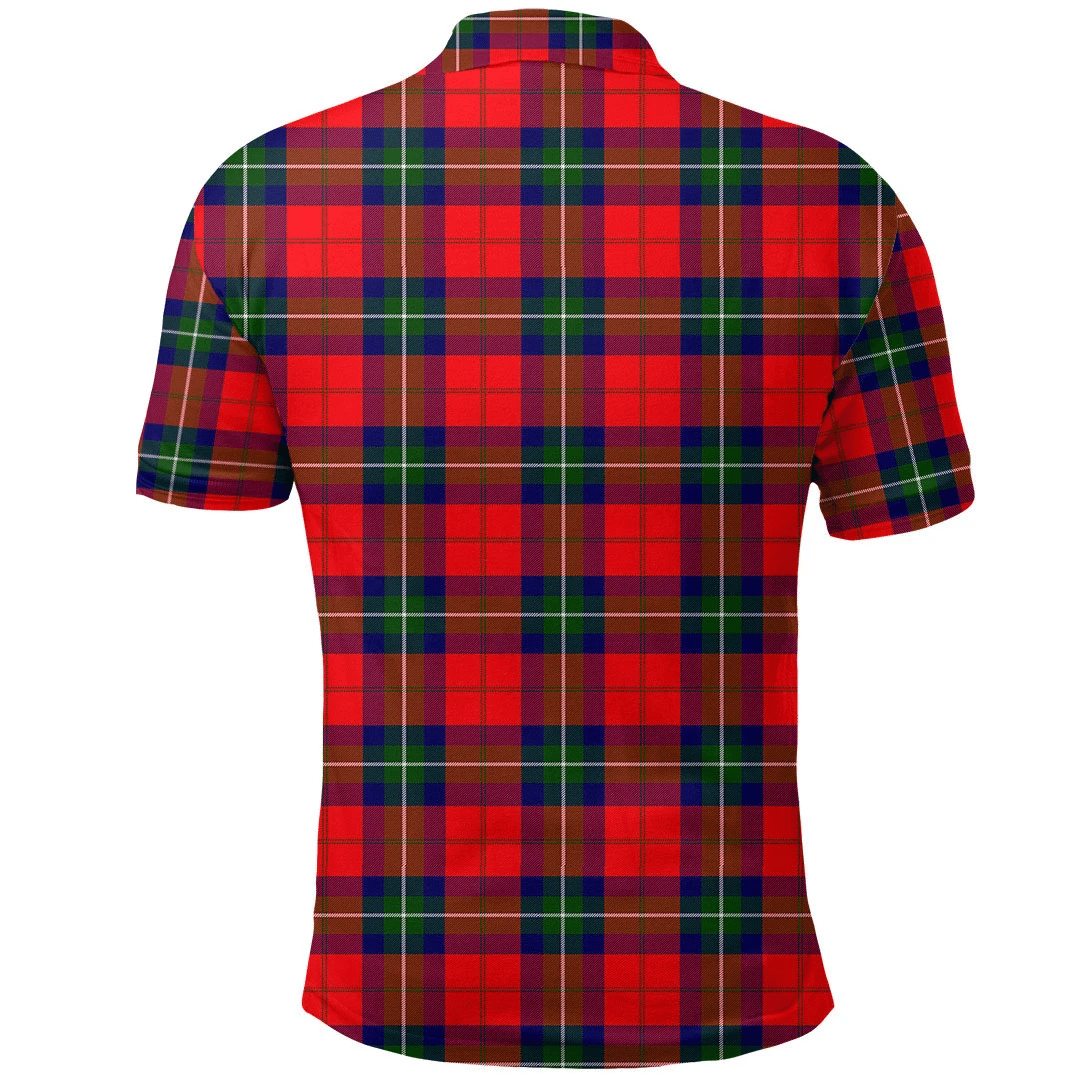 Ruthven Modern Tartan Plaid Polo Shirt