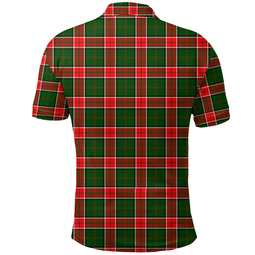 Pollock Modern Tartan Plaid Polo Shirt