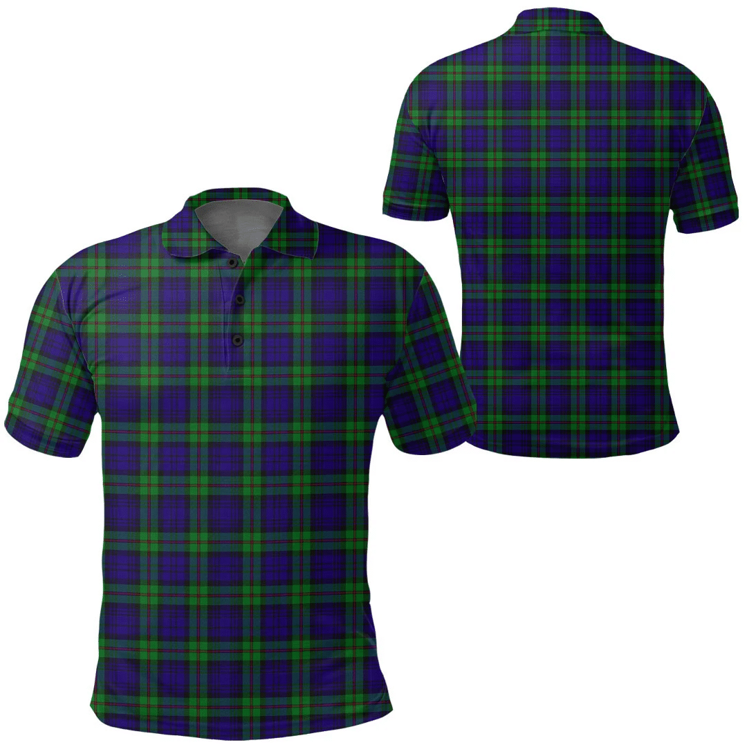 MacKinlay Modern Tartan Plaid Polo Shirt
