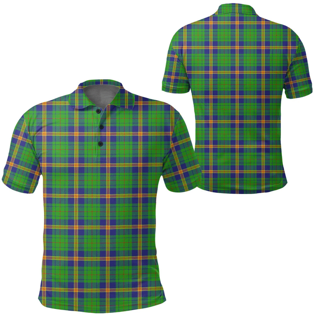 New Mexico Tartan Plaid Polo Shirt