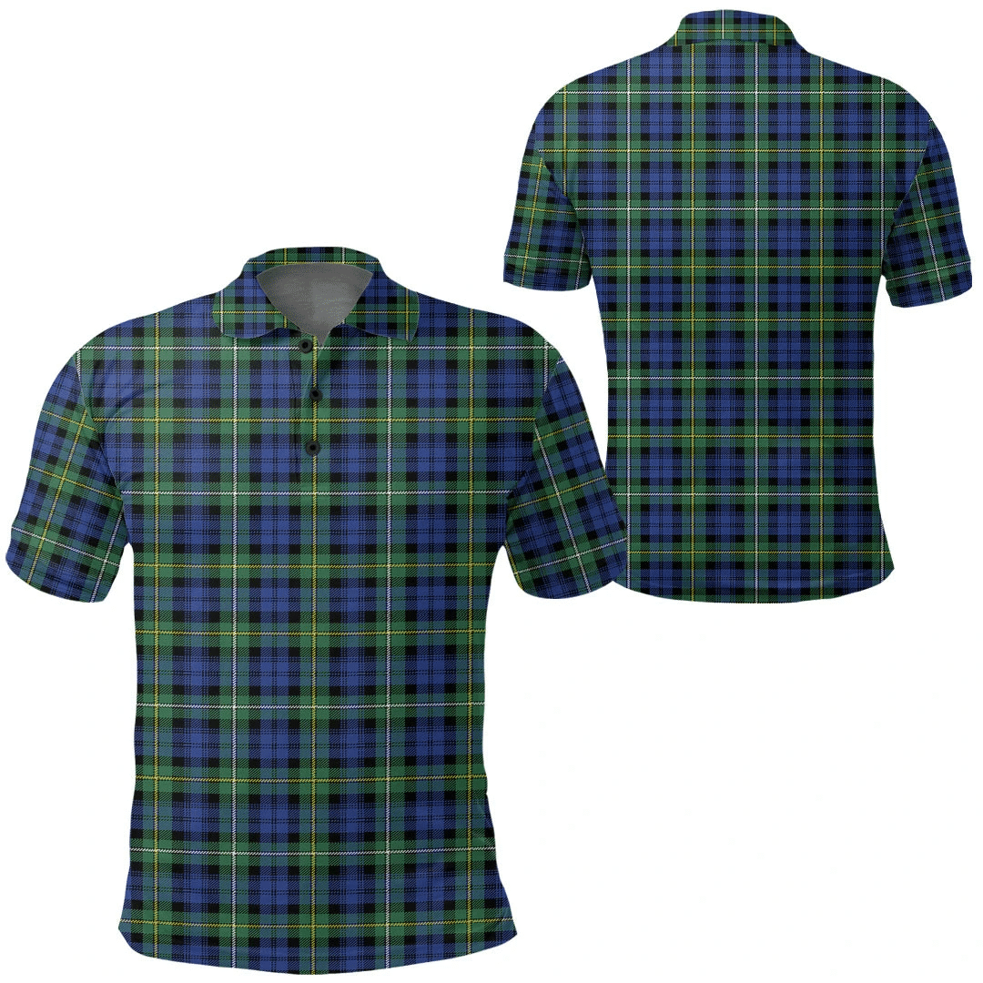 Campbell Argyll Ancient Tartan Plaid Polo Shirt