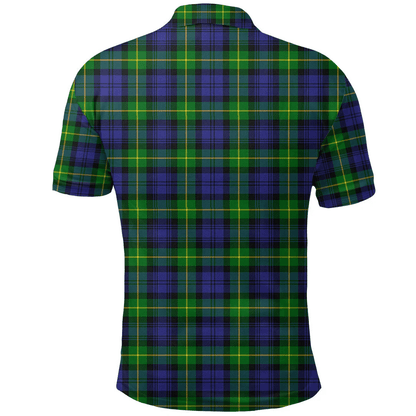 Gordon Modern Tartan Plaid Polo Shirt