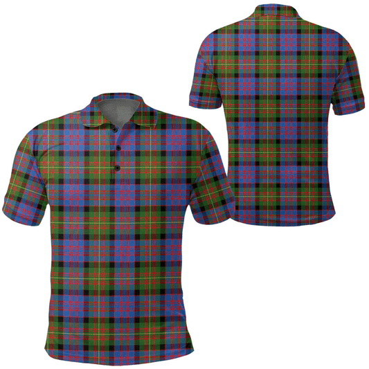 Carnegie Ancient Tartan Plaid Polo Shirt