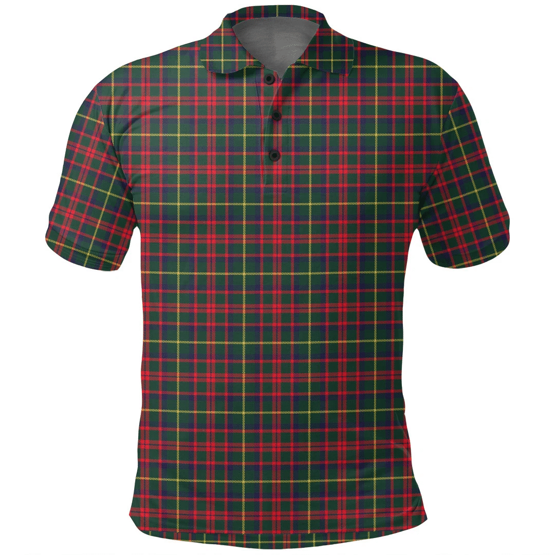 MacKintosh Hunting Modern Tartan Plaid Polo Shirt