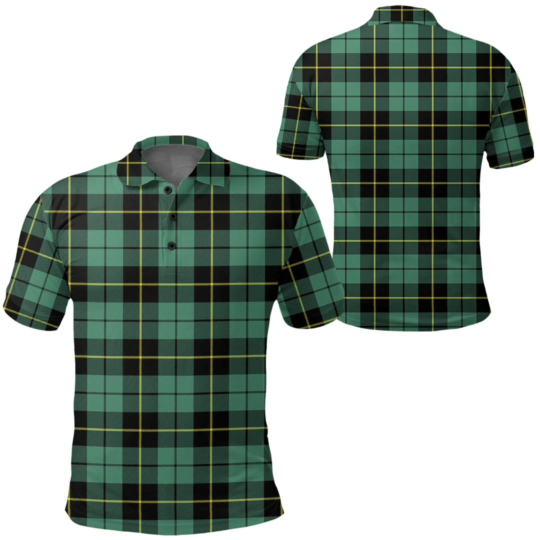 Wallace Hunting Ancient Tartan Plaid Polo Shirt