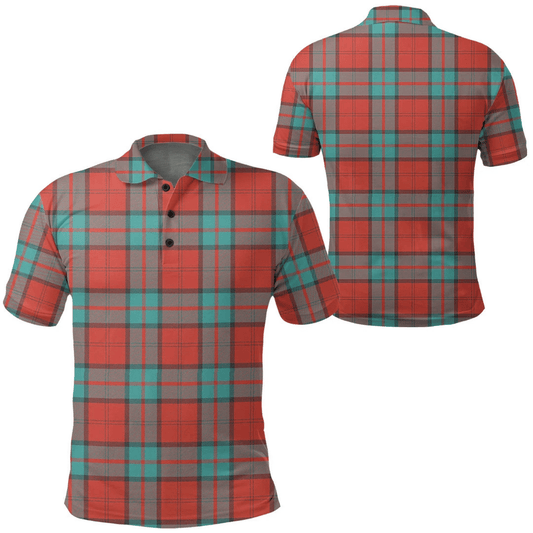 Dunbar Ancient Tartan Plaid Polo Shirt