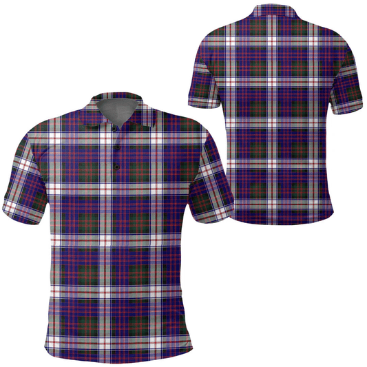 MacDonald Dress Modern Tartan Plaid Polo Shirt