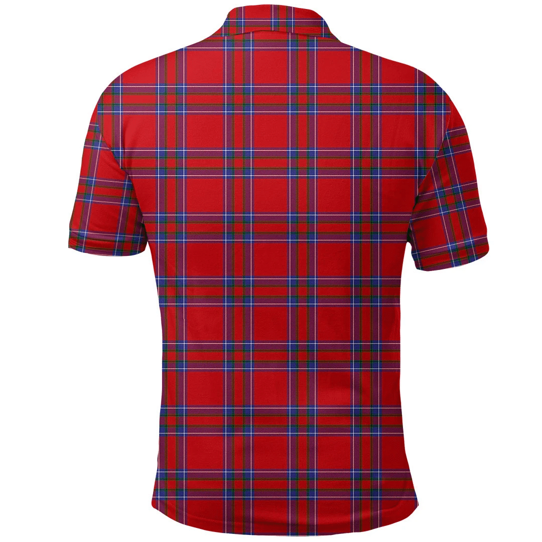 Inverness District Tartan Plaid Polo Shirt