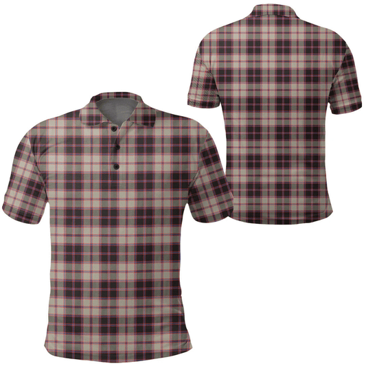 MacPherson Hunting Ancient Tartan Plaid Polo Shirt