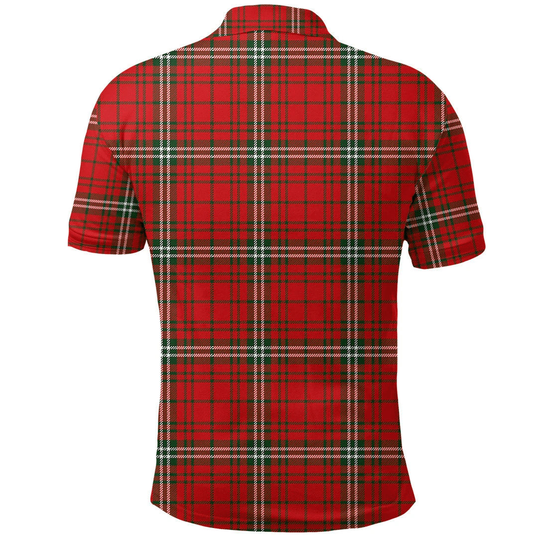 MacLay Modern Tartan Plaid Polo Shirt