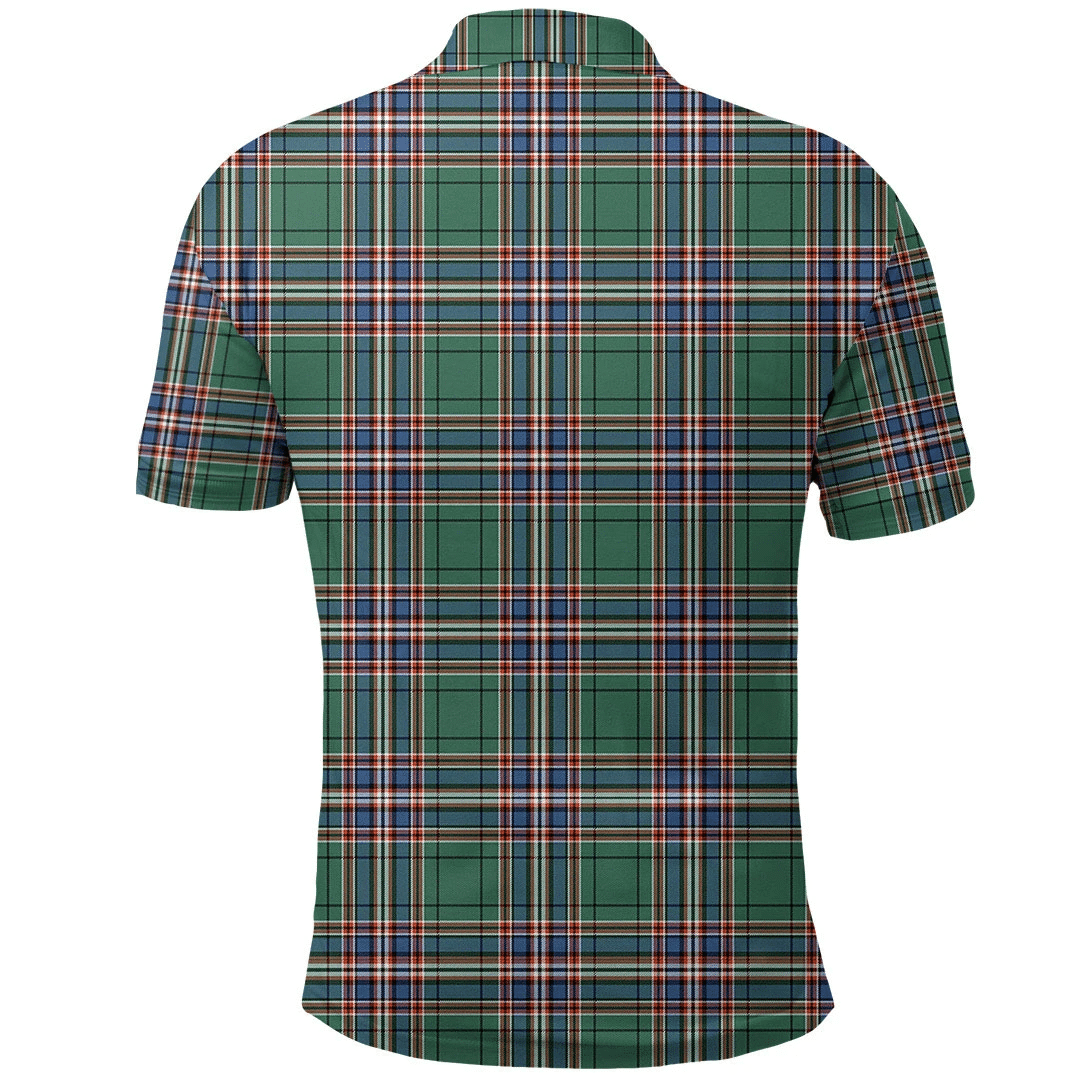 MacFarlane Hunting Ancient Tartan Plaid Polo Shirt