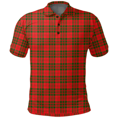 Livingstone Modern Tartan Plaid Polo Shirt