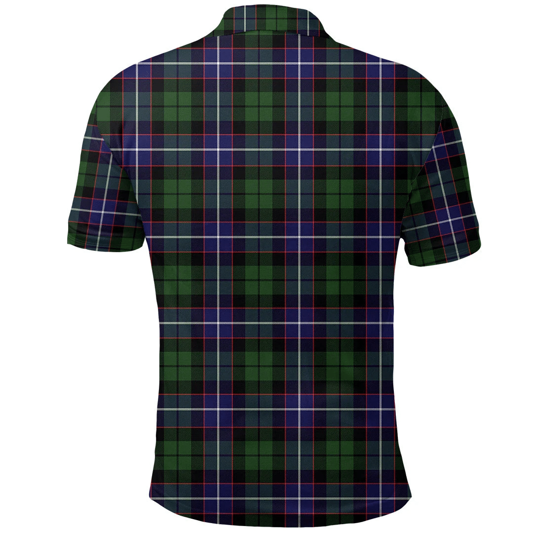 Galbraith Modern Tartan Plaid Polo Shirt